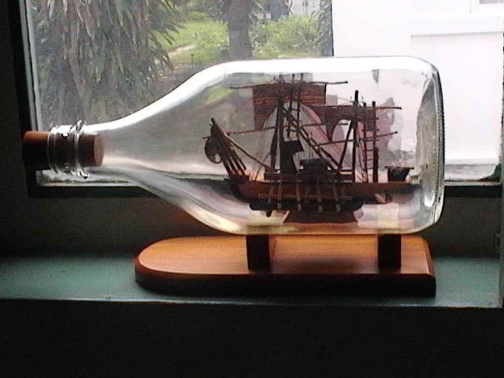 Cara Membuat  Miniatur Kapal  Dalam Botol  Berkas Belajar