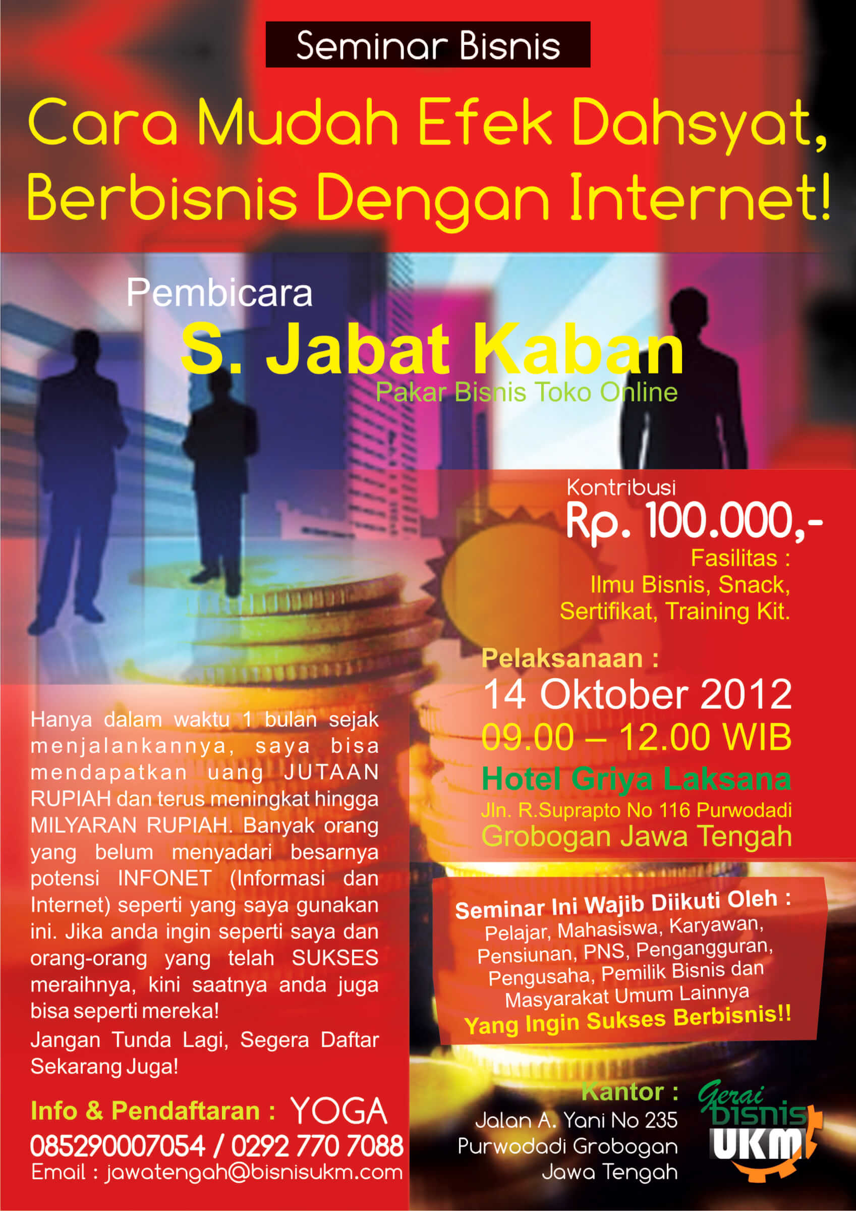 Seminar Bisnis Online Bersama Gerai BisnisUKM