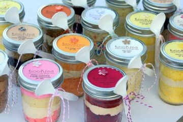 cake in jar