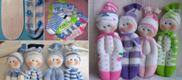 cara membuat boneka dari kaos kaki