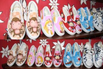 bisnis plan produksi tas dan sepatu lukis