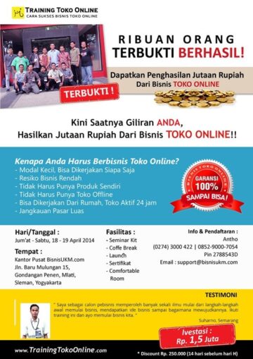 training toko online