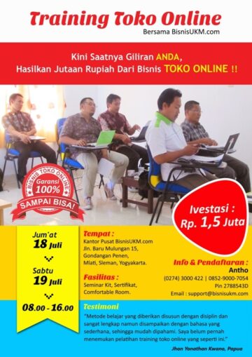 pelatihan toko online