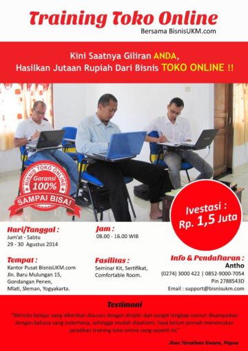 training toko online angkatan ke-5
