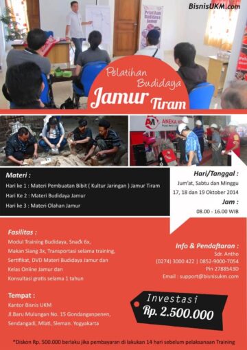 Pelatihan Jamur Angkatan ke-34