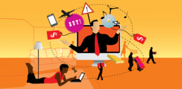 Pengusaha bisnis toko online