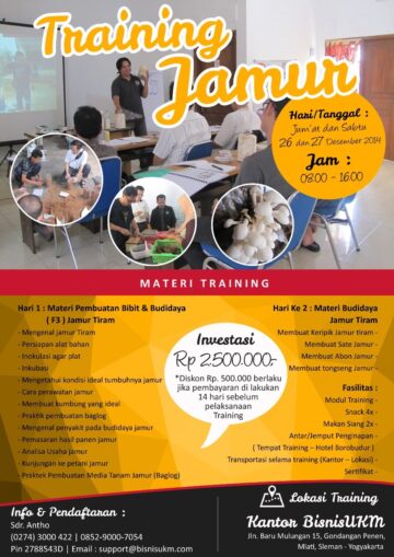 Pelatihan Budidaya Jamur Tiram Angkt. 36