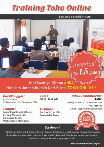 Training toko online desember 2014