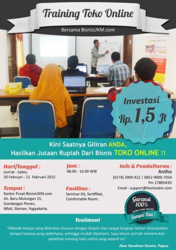 Training toko online Februari 2015
