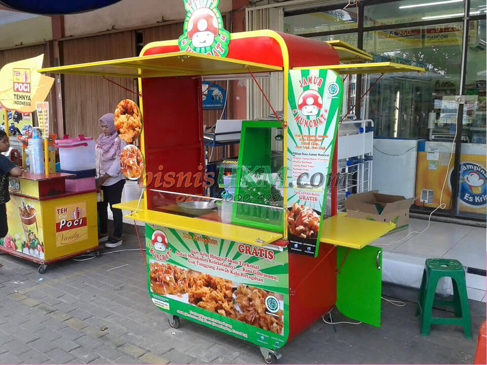 Gerobak Outlet Jamur Muncrat