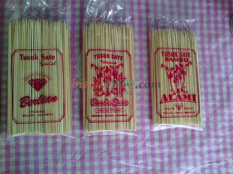 Tusuk sate maju makmur bamboo skewer