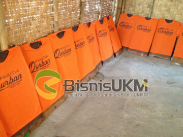 Proses pembuatan kaos sablon