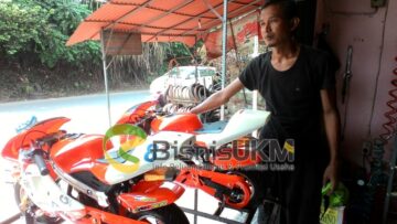 Dari hobi Ihsan bisnis motor mini