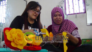 Proses produksi sandal flanel