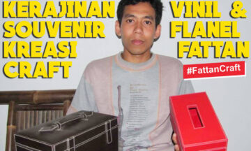 KERAJINAN VINIL DAN SOUVENIR FLANEL KREASI FATTAN CRAFT
