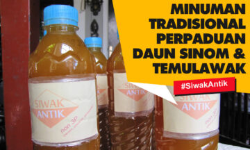 MINUMAN TRADISIONAL PERPADUAN DAUN SINOM DAN TEMULAWAK