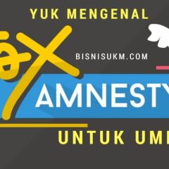 Yuk Mengenal Tax Amnesty untuk UMKM, BisnisUKM
