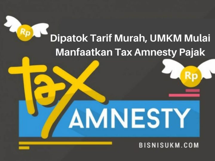 Dipatok tarif murah UMKM mulai manfaatkan tax amnesty pajak