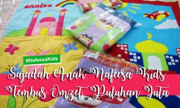 SAJADAH ANAK NAFEESA KIDS TEMBUS OMZET PULUHAN JUTA
