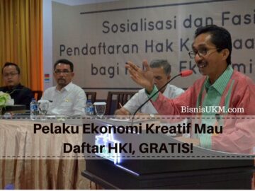 Pelaku Ekonomi Kreatif Mau Daftar HKI, GRATIS!