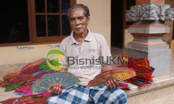 Wayan Regig pionir perajin kipas tradisional Bali