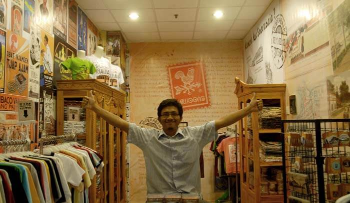 Pengusaha sukses bisnis kaos khas Surabaya