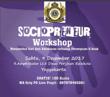 Sociopreneur Workshop, Dorong Wanita Berani Merintis Usaha di Rumah